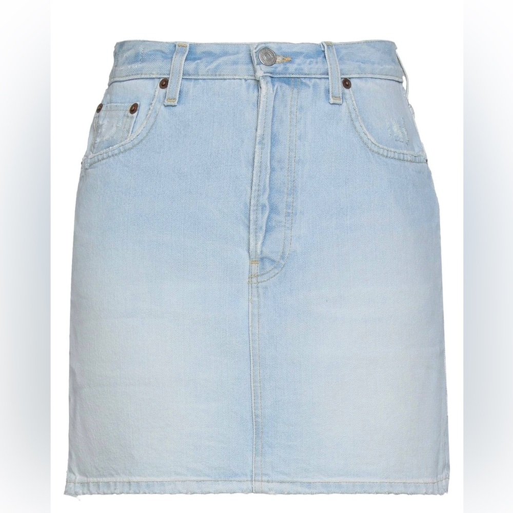 Denim mini skirt brand new with tags made in Italy